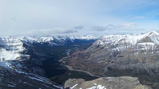 Red Deer River valley