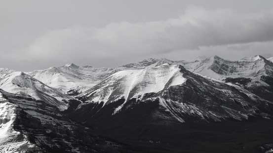 This one in the foreground is Mt. White, with Prow Mountain behind on the far right