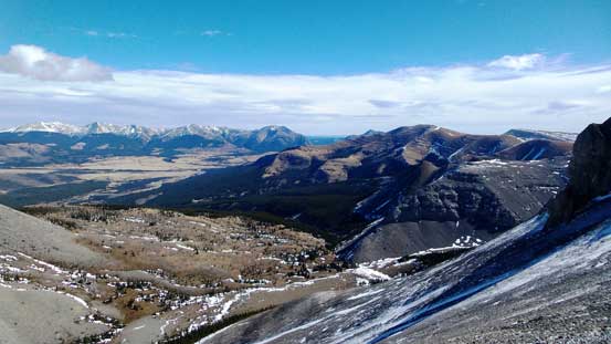 Great view towards the Ranch