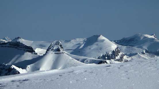 Mt. Noyes looks striking in the foreground