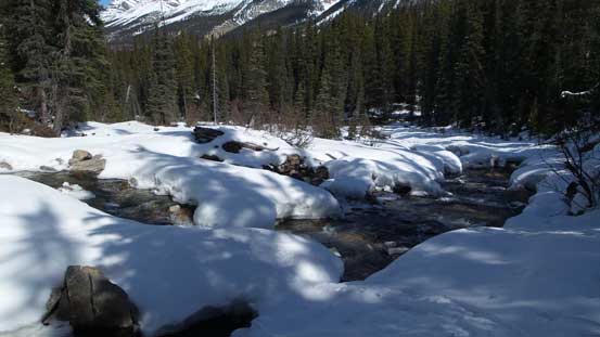 The snow bridges on this river are soon gonna collapse...