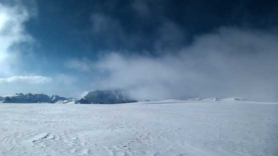 The clouds surely added some mood to the long slog