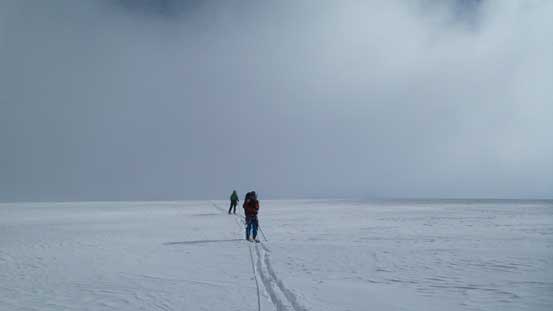 See? Now we were in a near white-out...