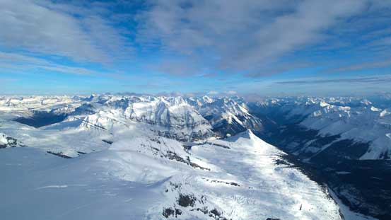 It's not often you can look down at Mt. Bryce. Gorgeous views.