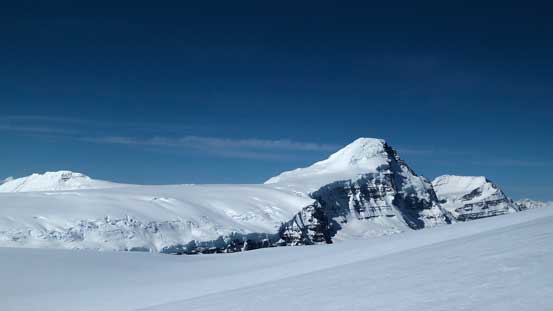 Our first objective - the mighty Mt. Columbia