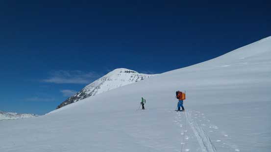 At this point the route follows the same as Andromeda's ski route