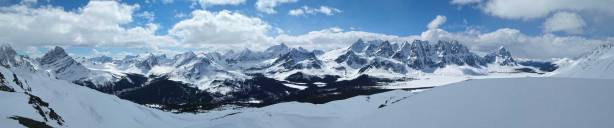 A panorama view of the Ramparts. Click to view large size.
