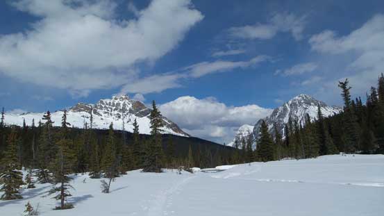 Looking back towards Oldhorn Mountain