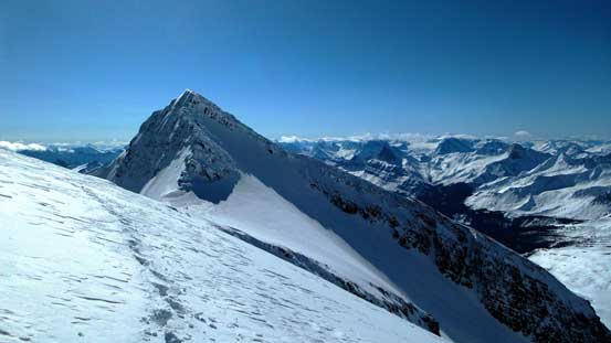 Getting higher on Simon Peak now