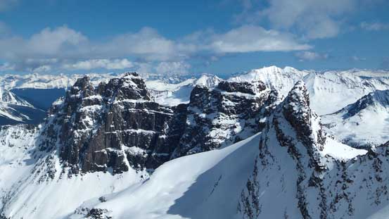 From L to R: Redoubt, Dungeon, Oubliette, Parapet