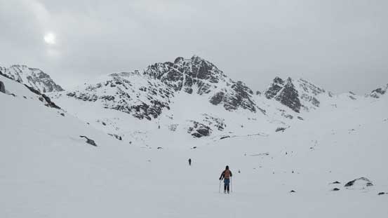 Ben ascending to the head of Eremite Valley