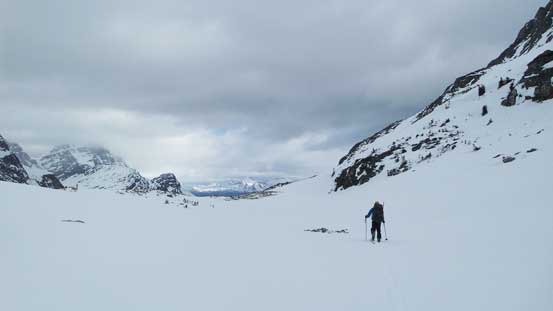Liam on the ledge now, leading the way
