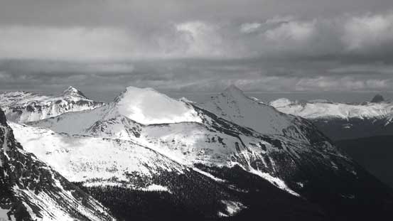 Chak Peak and Franchere Peak doesn't look hard at all..
