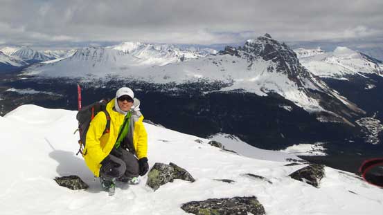 Me on the summit of Thunderbolt Peak