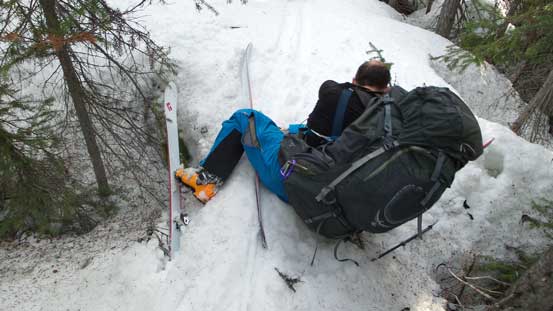 Bush skiing wasn't fun...