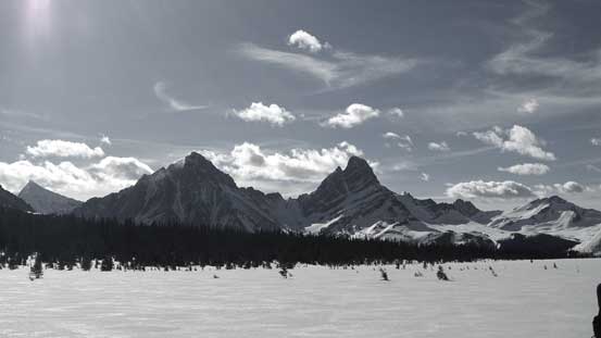 Throne Mountain and Blackhorn Mountain