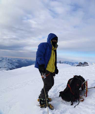 Me on the summit of Mt. Columbia, my 19th 11,000er!!