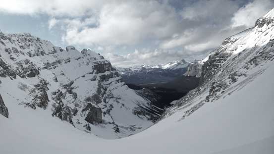 Looking back from high up on White Pyramid