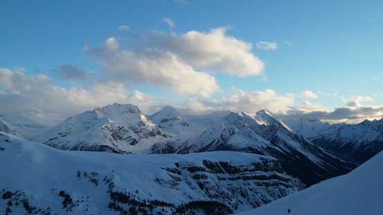 Started to see some evening colours over the Freshfields