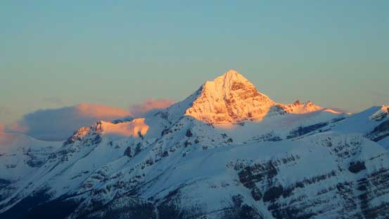 Alpenglow on the mighty Mt. Forbes