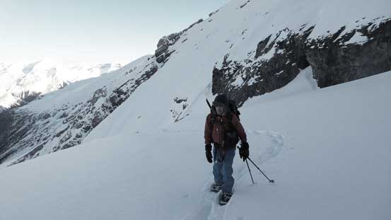 We finally made to the glacier. 
