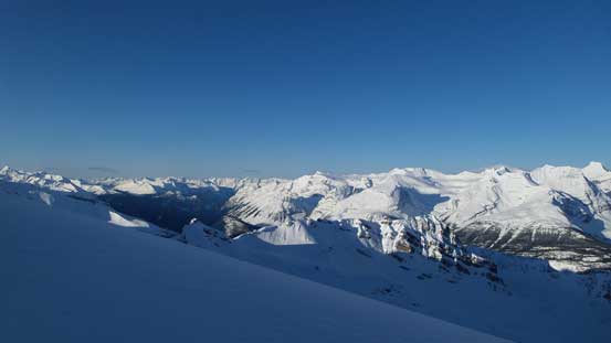 Already great morning view towards West