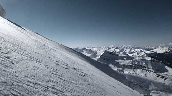 Almost on the summit ridge now!