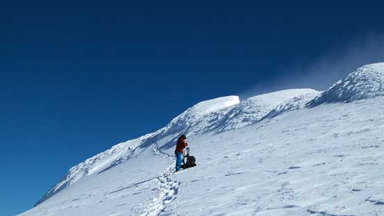 Time to leave the lovely summit behind