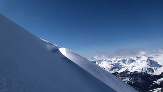 Now, this crevasse gets some sun beam on it