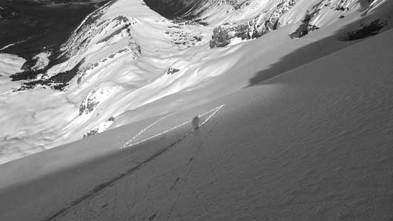 It's very steep around here