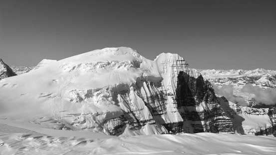 The best view from here is towards North Twin and Twins Tower