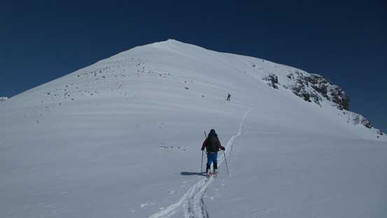 Vern and Ben skinning up the lower face