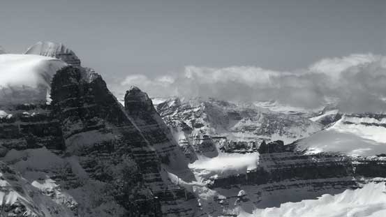 The rock pinnacle left of center is "Son of a Twin"