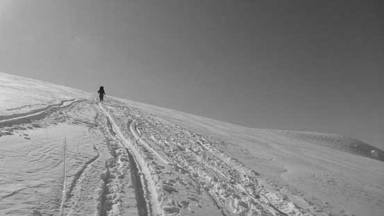 More elevation re-gain. This part was steep...