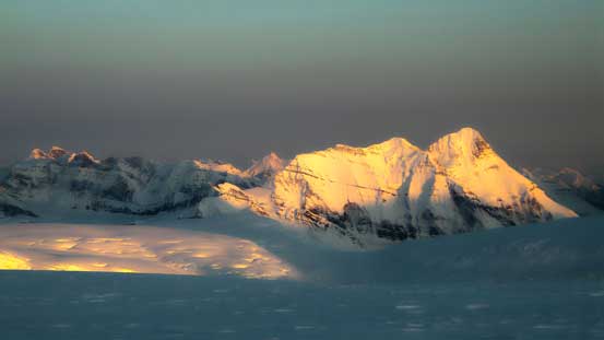 Mt. Bryce and evening colours