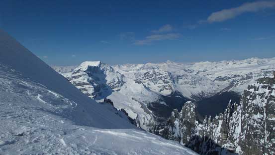 Higher up on the shoulder of N. Ridge of S. Twin. You can see the terrain gets steeper