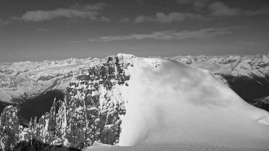 We were almost as high as West Twin now