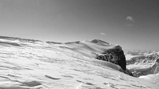 Ahead would be the summit ridge