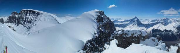 Another panorama from the summit. Click to view large size.