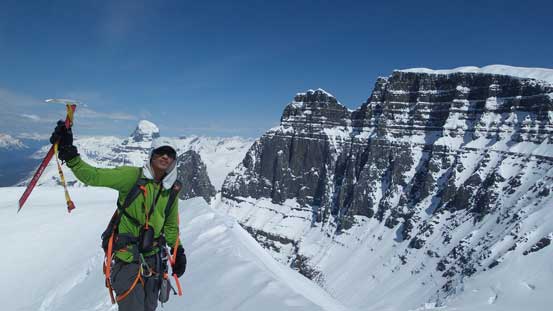 Me on the summit of West Twin, my 24th 11,000er