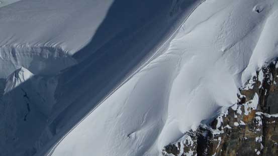 The lower portion of the descent from N. Twin