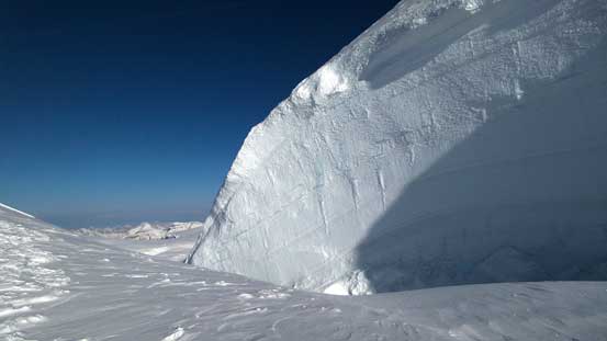 The gigantic bergschrund
