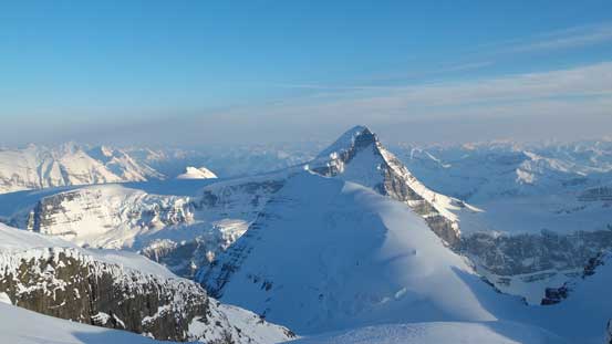 Mt. Columbia rises behind South Twin