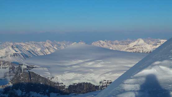 Front range peaks behind Mt. Kitchener
