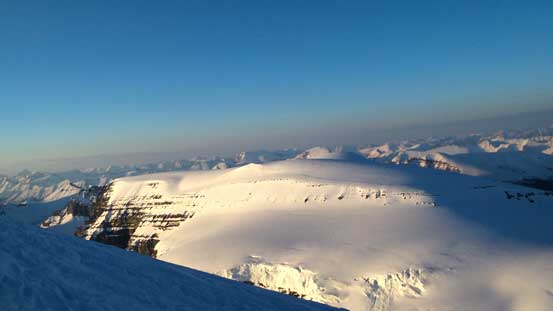 Stutfield Peak is indeed a rounded bump