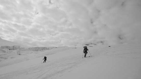 Not the greatest snow conditions...