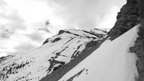 Around a corner (with a cairn) here's what we saw