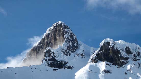 Later in the day clouds lifted up