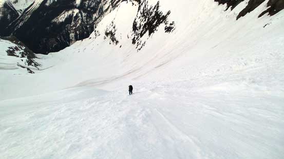 Ben in the couloir.
