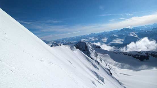 Got higher than the Center Peak.